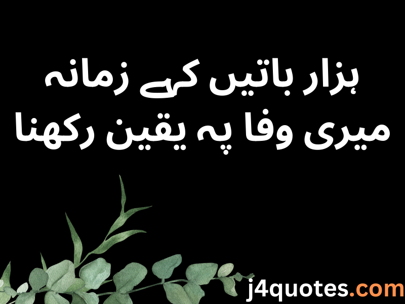 Urdu Quotes About Life and Love