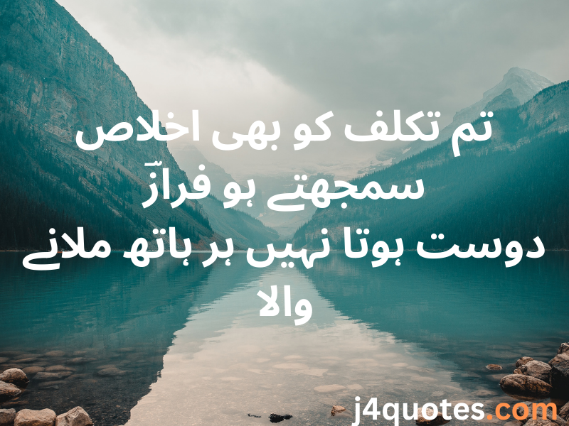 Friendship Poetry in Urdu