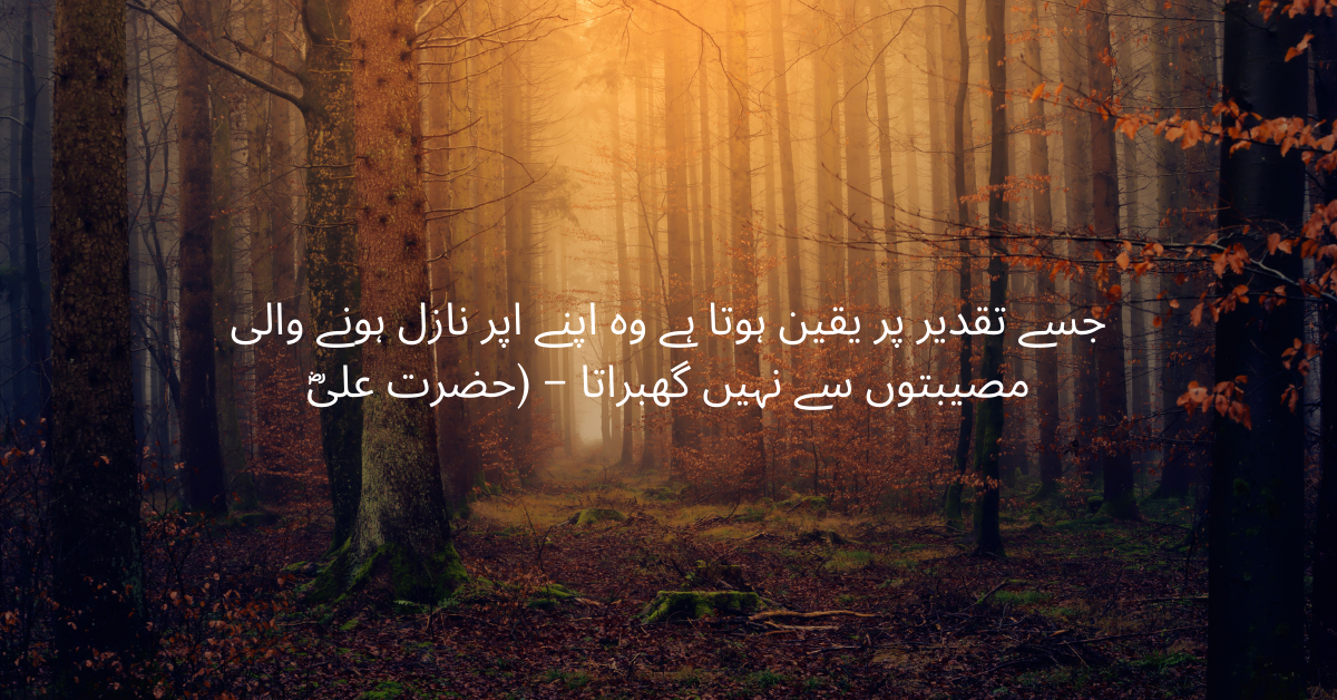 Hazrat Ali (R.A) Quotes