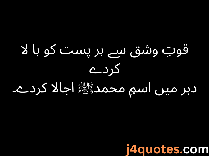  Allama Iqbal Quotes/Poetry in Urdu