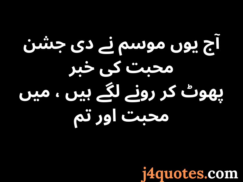 Love Quotes in Urdu