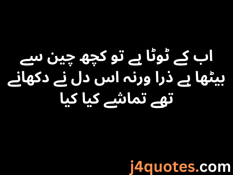 One Line Urdu Quotes