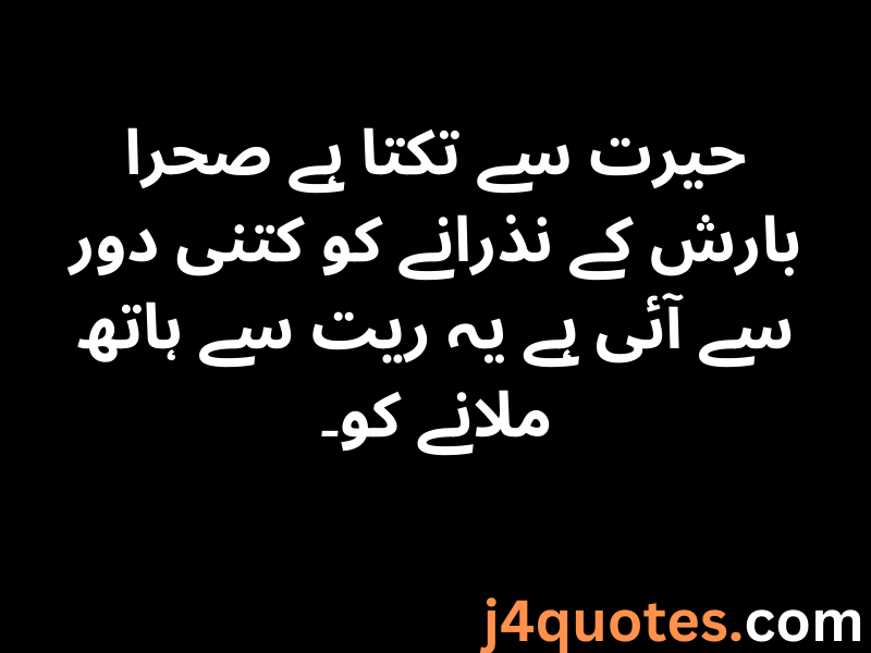 30+ Rain Quotes in Urdu